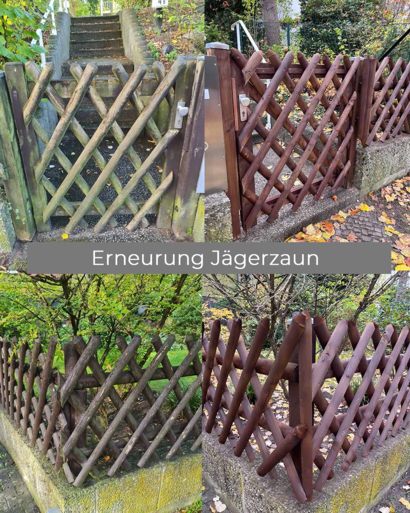 Sie haben einen Jägerzaun und möchten diesen erneuern?