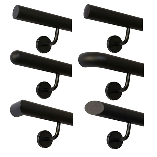 Edelstahl-Handlauf-schwarz