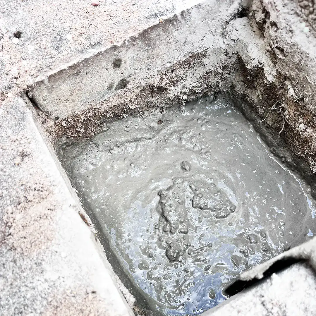 Schnellbeton Fundament